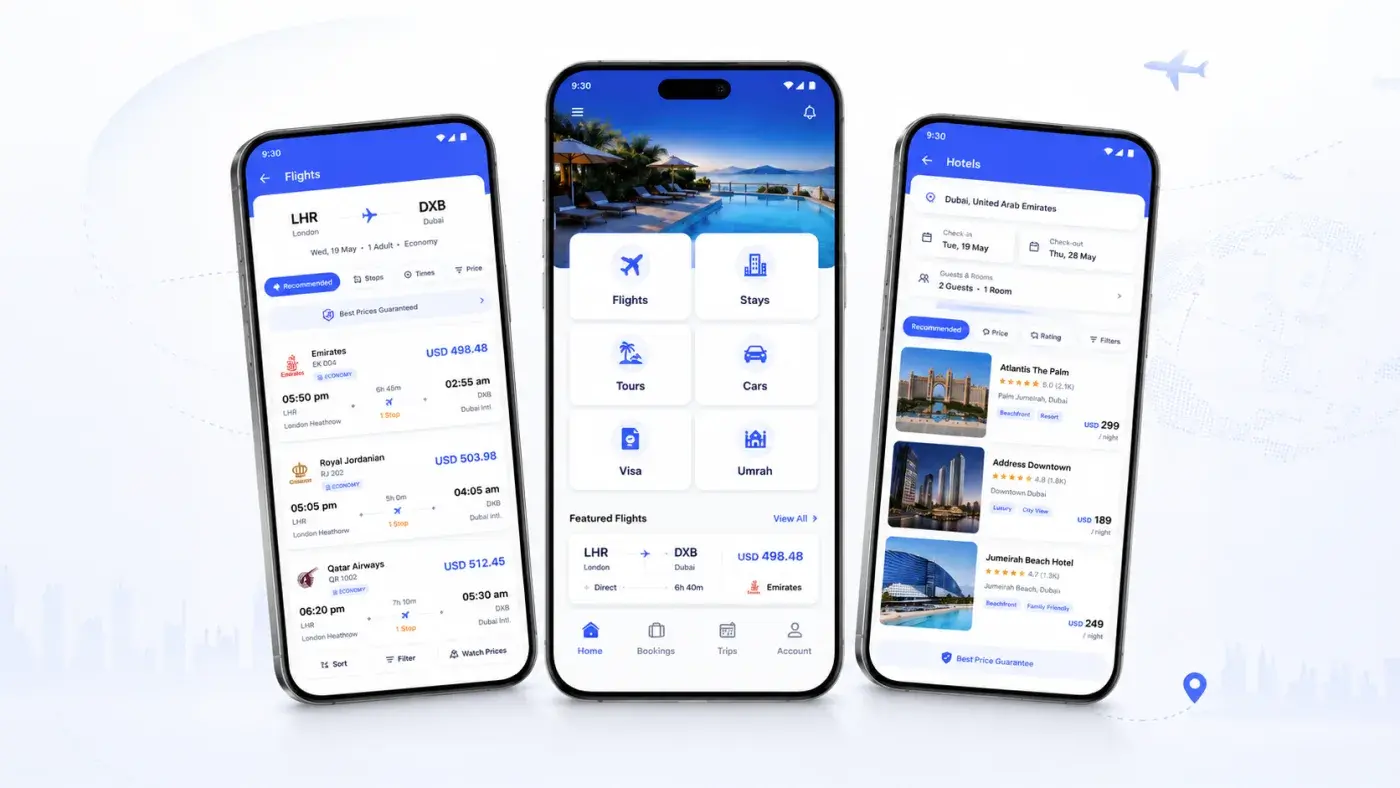 PHPTRAVELS Mobile Apps